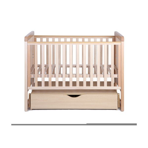 Pătuț din lemn de fag pentru copii Yappy/Kids Move, 60 x 120 cm-image-1