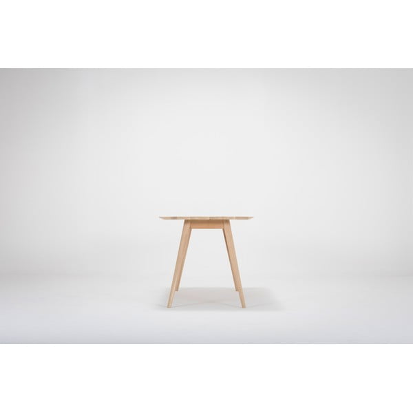 Masă de dining din lemn de stejar 80x80 cm Stafa – Gazzda-image-4