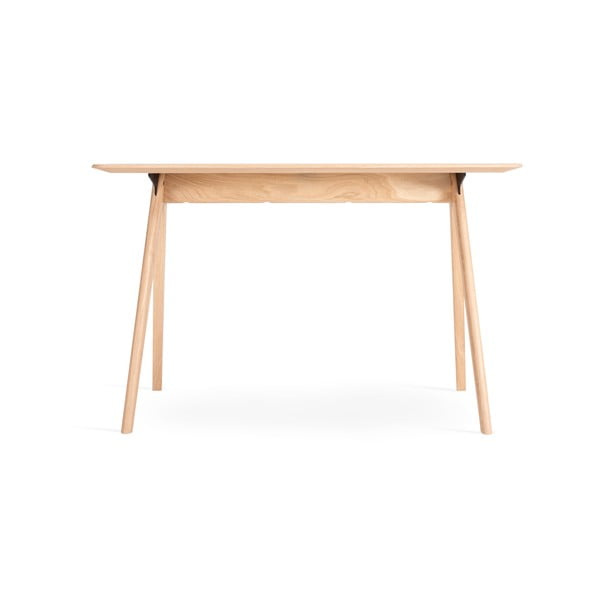 Birou din lemn de stejar 60x120 cm Ava – Gazzda-image-3