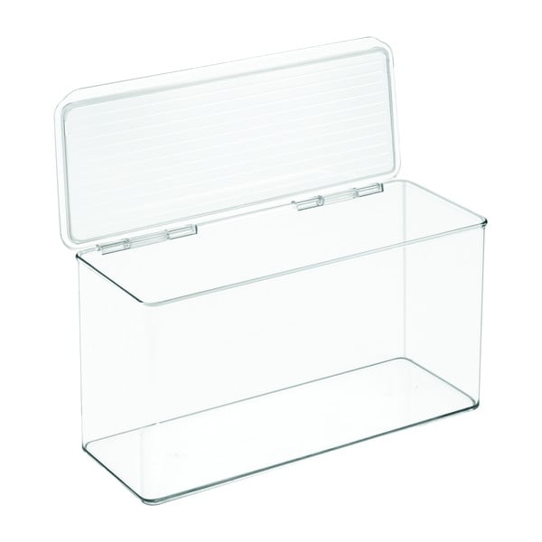 Cutie depozitare cu capac iDesign, 14,5 x 34 cm-image-2