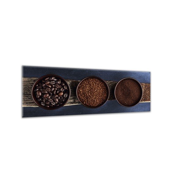Tablou Styler Glas Kitchen Brown Bowls, 30 x 80 cm-image-1