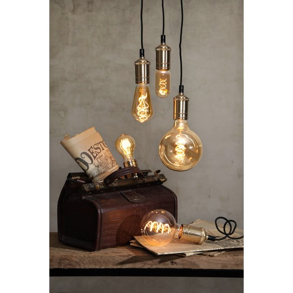 Bec cu filament E27, cu lumină albă caldă cu intensitate reglabilă 3 W Spiral Filament – Star Trading-image-2