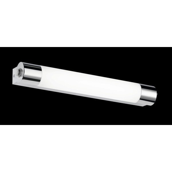 Aplică de perete argintiu-lucios LED (lungime 44 cm) Kolian – Trio