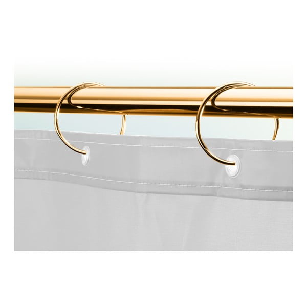 Inele pentru perdea de duș auriu mat 12 buc. Ringo Small – Spirella-image-2