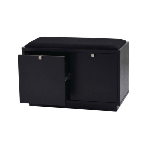 Pantofar negru cu bancă Confetti – Rowico-image-2