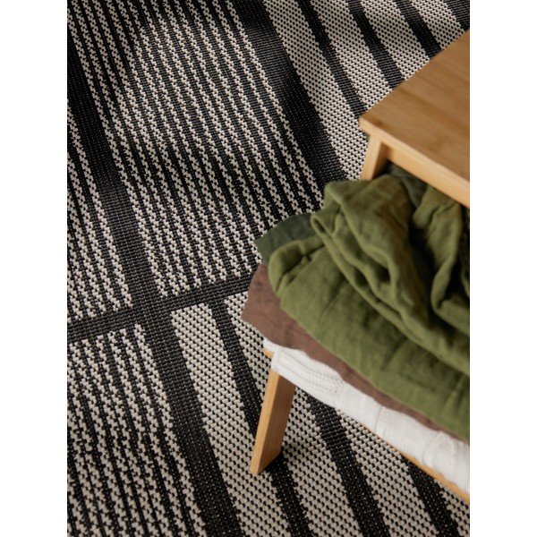 Covor pentru exterior și interior negru/crem 200x300 cm Haringey Allington – Ted Baker-image-2