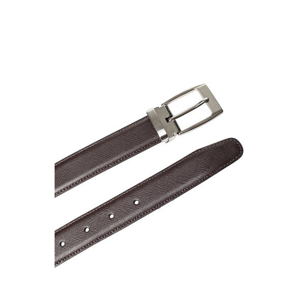 Curea din piele pentru bărbați Ferruccio Laconi Arv, lungime 85 cm, maro închis-image-1