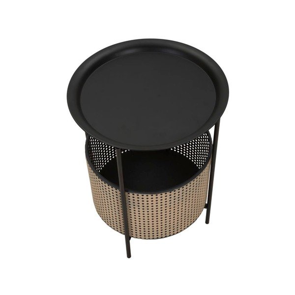 Măsuță auxiliară rotundă din metal ø 40 cm Osaka – Mauro Ferretti-image-2