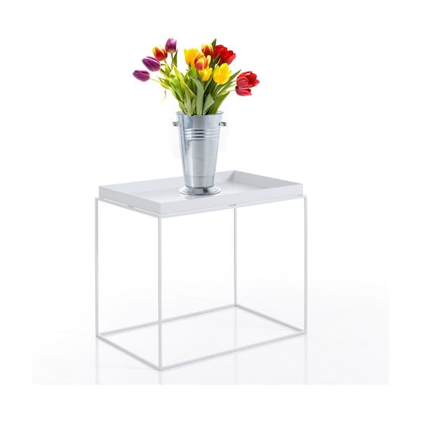 Masă auxiliară de grădină din metal 60x40 cm Hannah – Tomasucci-image-3