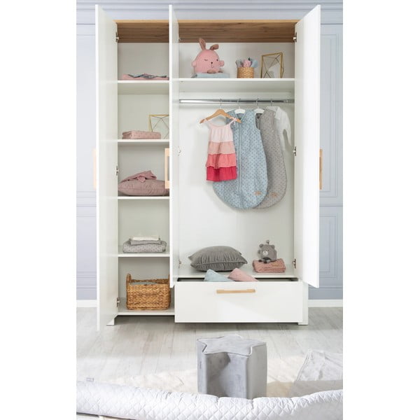 Șifonier pentru copii  alb 139x200 cm Ava – Roba-image-1