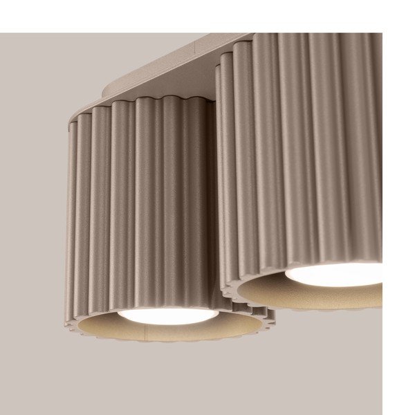 Spot taupe din metal 10x21 cm Zora – Sollux-image-1