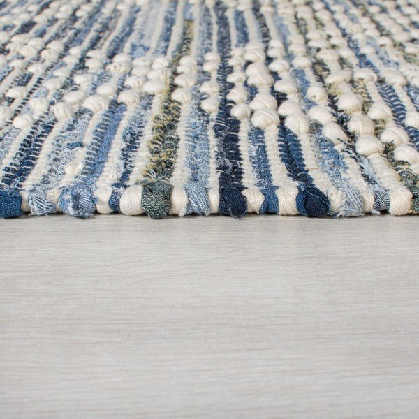 Covor din bumbac Flair Rugs Lissie, 120 x 170 cm, albastru-image-3
