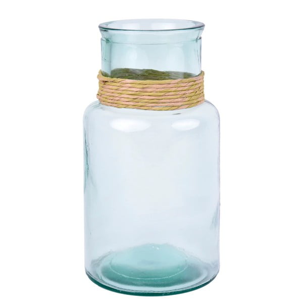 Vază din sticlă reciclată Ego Dekor Noa, înălțime 28 cm