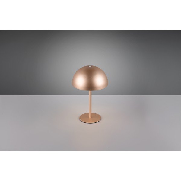 Veioză bronz LED cu abajur din metal (înălțime 21 cm) Munoz – Reality-image-2