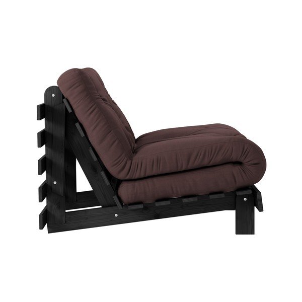 Fotoliu variabil KARUP Design Roots Black/Mocca, maro închis-image-3