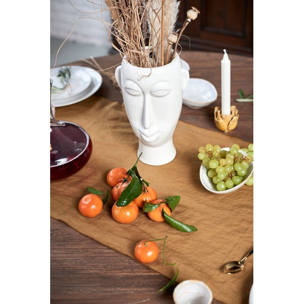 Vază din porțelan PT LIVING Mask, înălțime 27,2 cm, alb-image-1