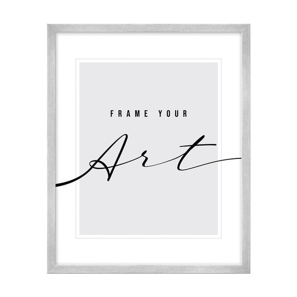 Ramă foto argintie cu picior de susținere/de agățat 20x26 cm – knor-image-1