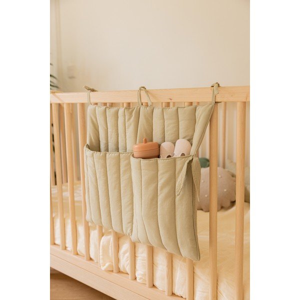 Buzunar pentru pătuț 40 cm Benjamin Olive – Lorena Canals-image-4