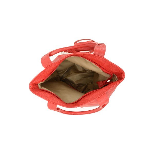 Geantă de mână tote din piele Roberta M, roșu-image-2
