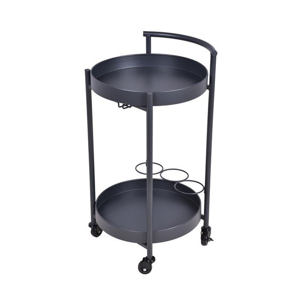 Masă de servire pentru grădină rotundă din metal ø 40 cm Calla – Garden Pleasure