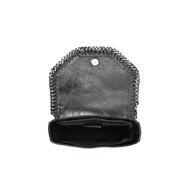 Geantă din piele Renata Corsi Sidonia, negru-image-4