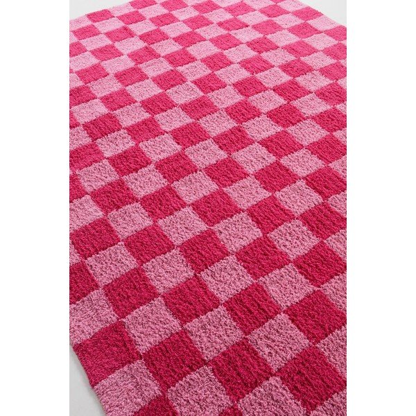 Covor roz/roz deschis din bumbac 200x300 cm Mela – Jotex-image-4