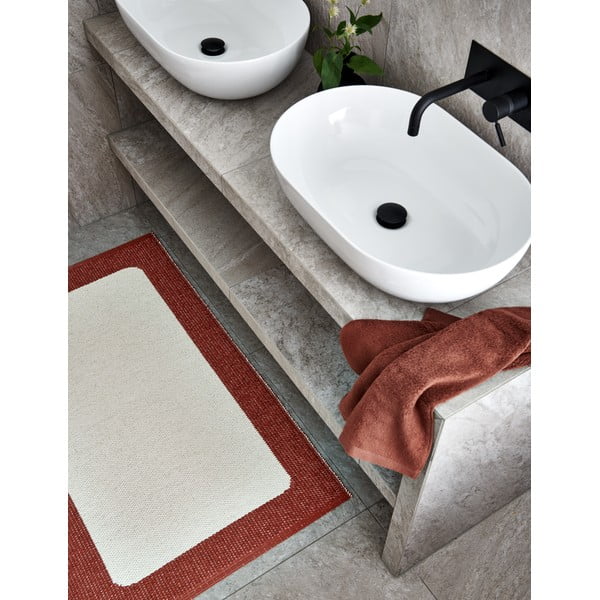 Covor tip traversă pentru interior și exterior cărămiziu/crem 70x240 cm Ilda Brick – Pappelina-image-4