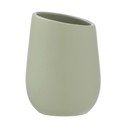 Recipient din ceramică pentru periuțe de dinți Wenko Badi, verde