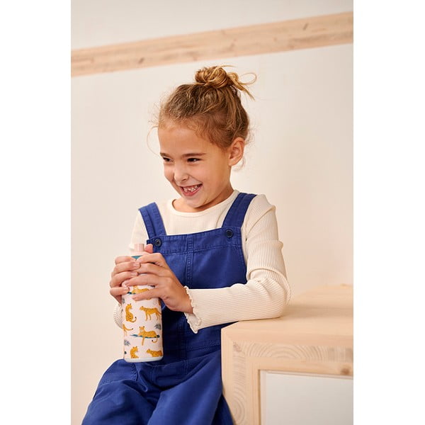 Sticlă pentru copii verde-deschis 400 ml Little farm – Mepal-image-3