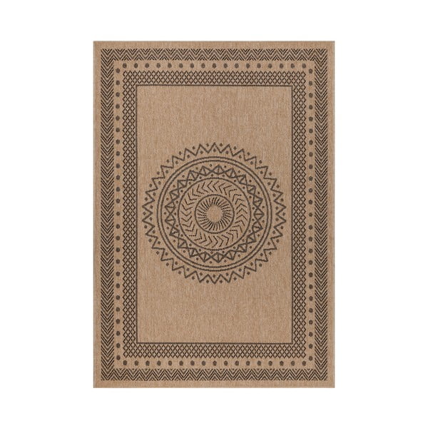 Covor de exterior negru/în culoare naturală 80x150 cm Dhaka – Ayyildiz Carpets