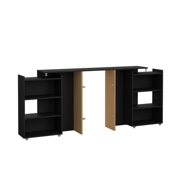 Tăblie de pat neagră 145x80 cm Naia – Tvilum-image-2