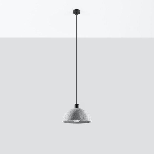 Lustră gri ø 30 cm Gonzo – Sollux-image-2