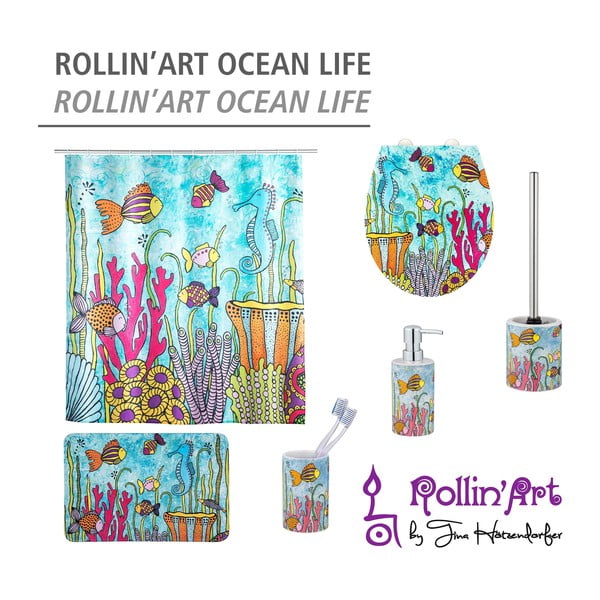 Covoraș de baie din material textil 45x70 cm Rollin'Art Ocean Life – Wenko-image-4