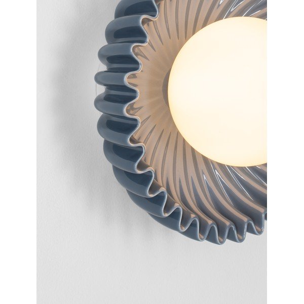 Aplică de perete albastră din ceramică Petel – Nova Luce-image-2