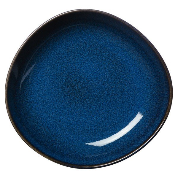 Bol din gresie ceramică Villeroy & Boch Like Lave, 22 x 21 cm, albastru închis-image-2