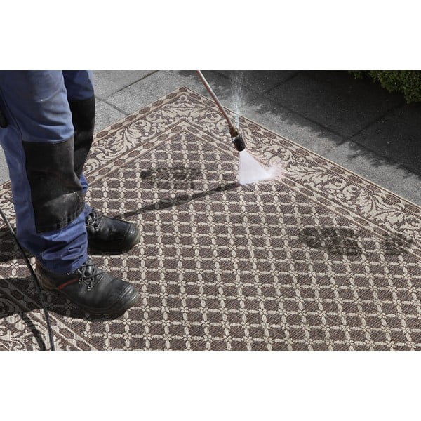 Covor adecvat pentru exterior NORTHRUGS Royal 160 x 230 cm, gri - crem-image-1