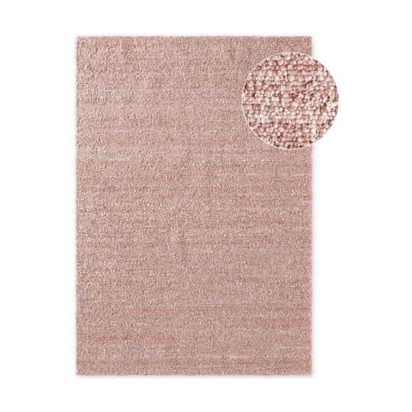 Covor roz prăfuit țesut manual din material bouclé 120x170 cm Notting Hill Portobello – Ted Baker