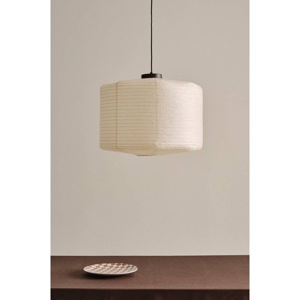 Lustră bej din hârtie ø 60 cm Siv – Jotex-image-2