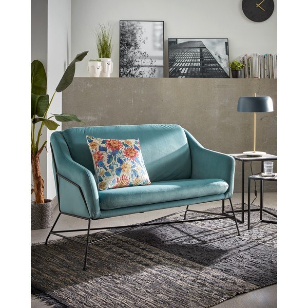 Față de pernă cu motive florale La Forma Riz, 45 x 45 cm-image-3