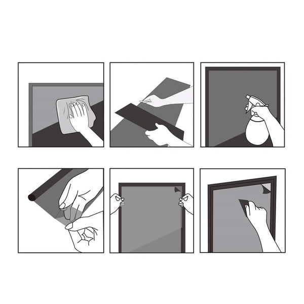 Autocolant mat pentru sticlă cu film protector Ambiance Lines, lungime 2 m-image-3