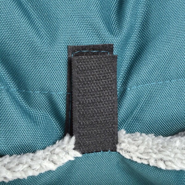 Pat de călătorie albastru pentru câini din sherpa 80x50 cm Essentiel – Love Story-image-4