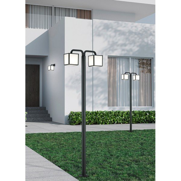 Corp de iluminat pentru exterior LED cu stâlp de fixare (înălțime 200 cm) Cubango – Trio-image-1