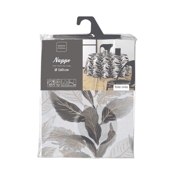 Față de masă lavabilă ø 160 cm Oralia – douceur d'intérieur-image-4