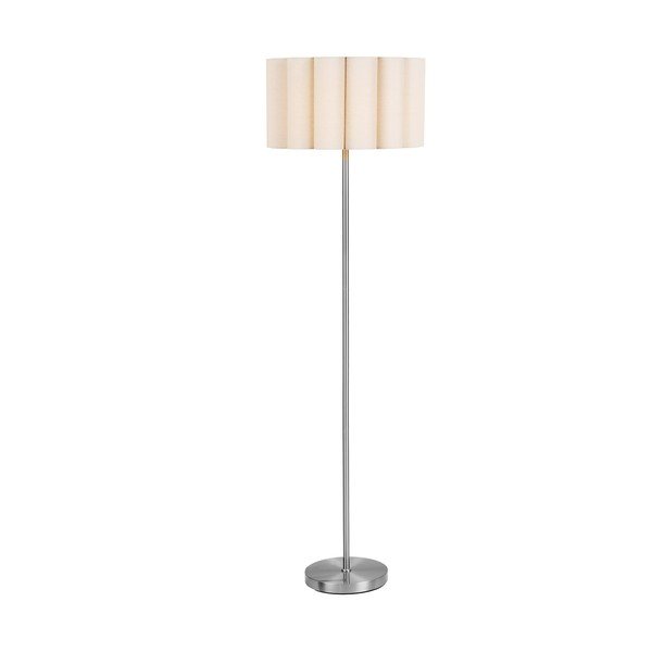 Lampadar bej/argintiu din in (înălțime 150 cm) Wattom – House Nordic-image-3