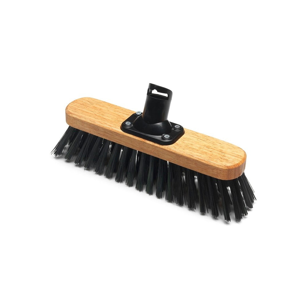 Cap pentru mătură cu fibre moi din plastic reciclat Addis Varnished, 27,5 cm