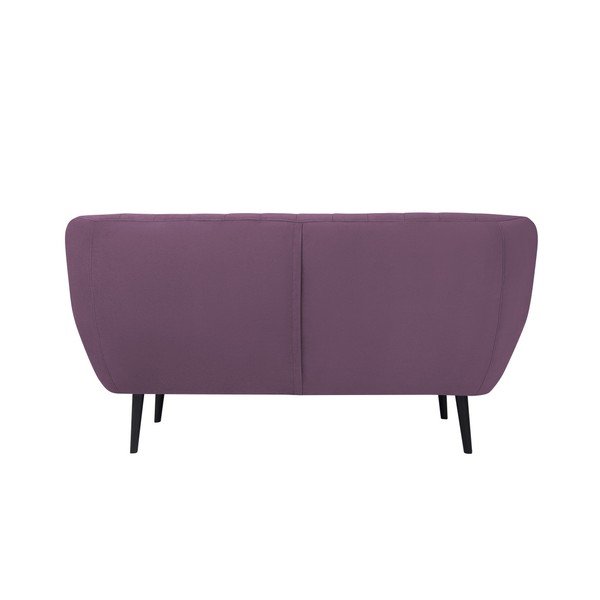 Canapea cu 2 locuri și picioare negre Mazzini Sofas Toscane, mov-image-3