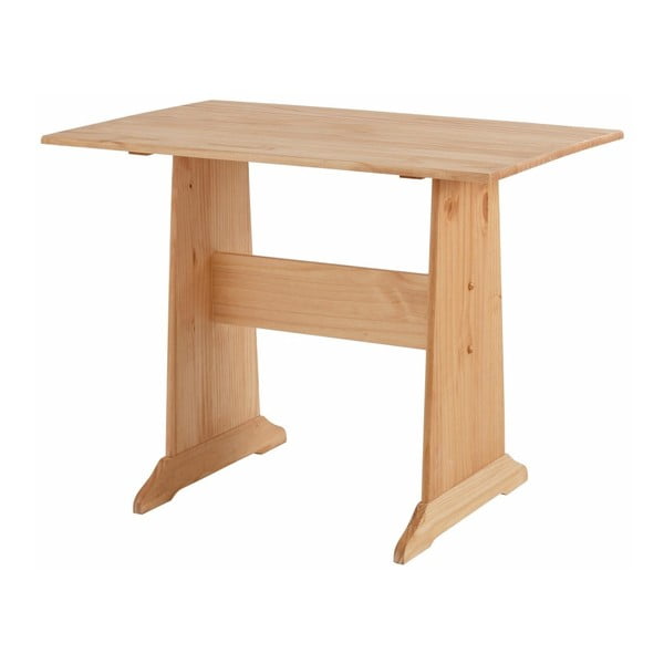 Set bancă pe colț și masă din lemn masiv de pin Støraa Samantha-image-3