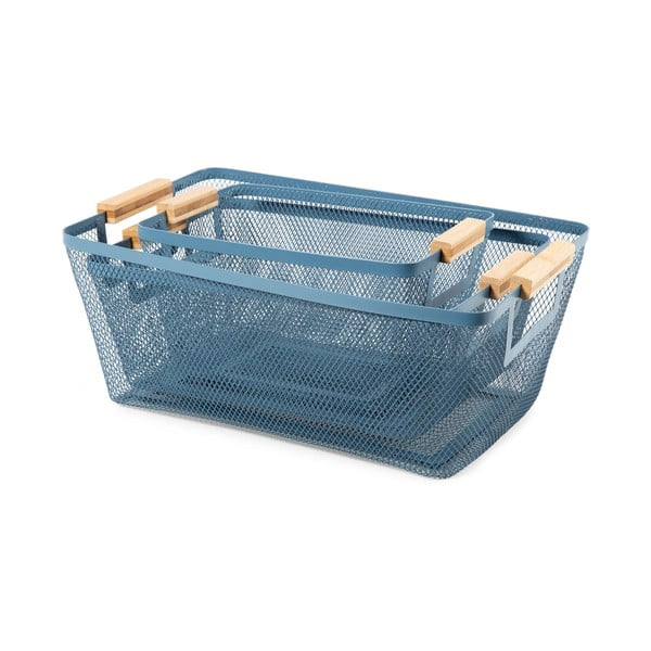 Coșuri de depozitare din sârmă 3 buc. din metal – Compactor-image-4