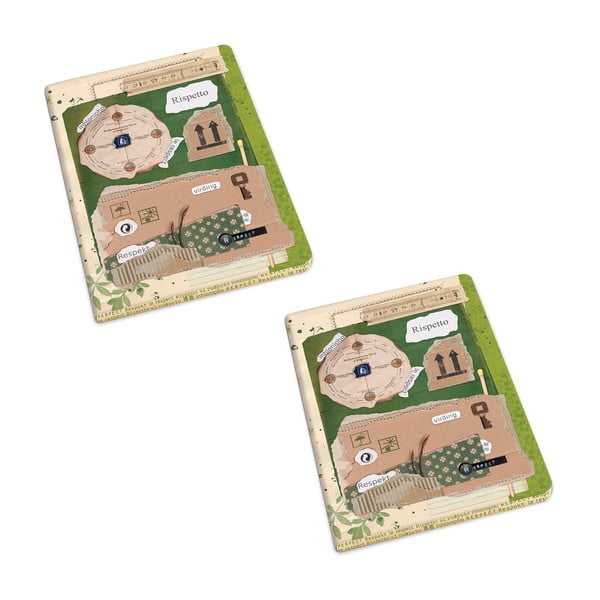 Caiete 192 pagini A5 2 buc. Rispetto – Kartos-image-1