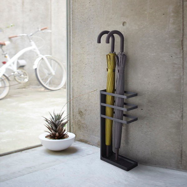 Suport pentru umbrele YAMAZAKI Slim Layer, negru-image-1